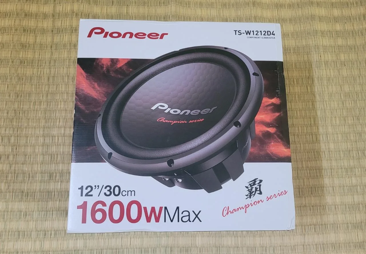 Pioneer (TS-W1212D4) 12" 500W RMS Dual Voice Coil Subwoofer