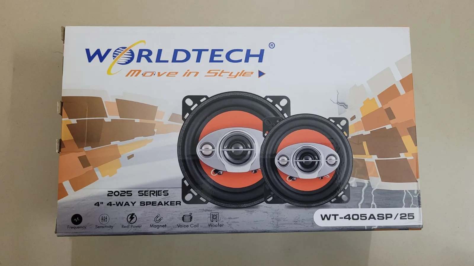 Word Tech 4" 35W RMS 4-Way Coaxial Speaker's