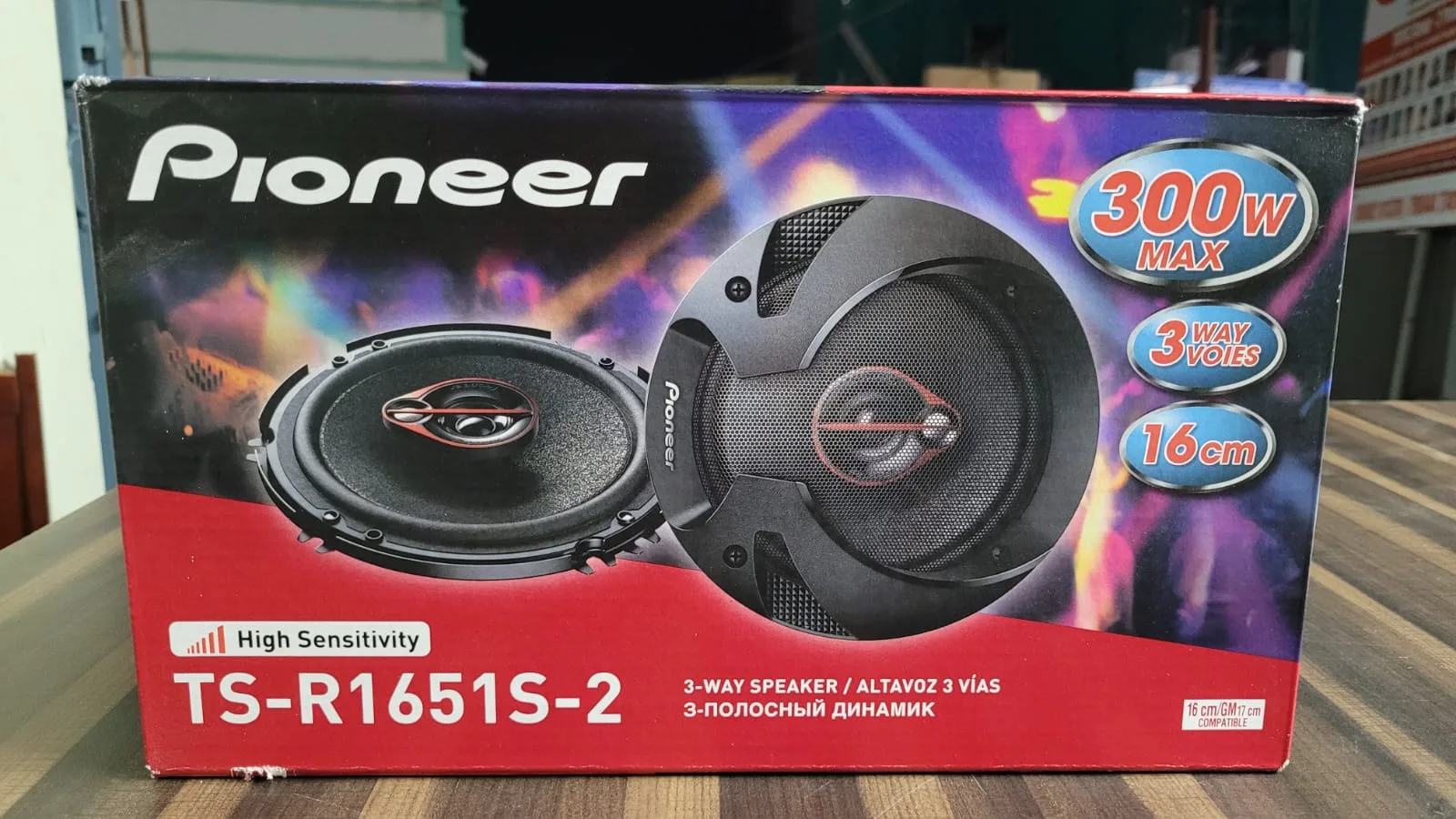 Pioneer TS-R1651S-2 6" Three Way Coaxial Speaker 40W RMS