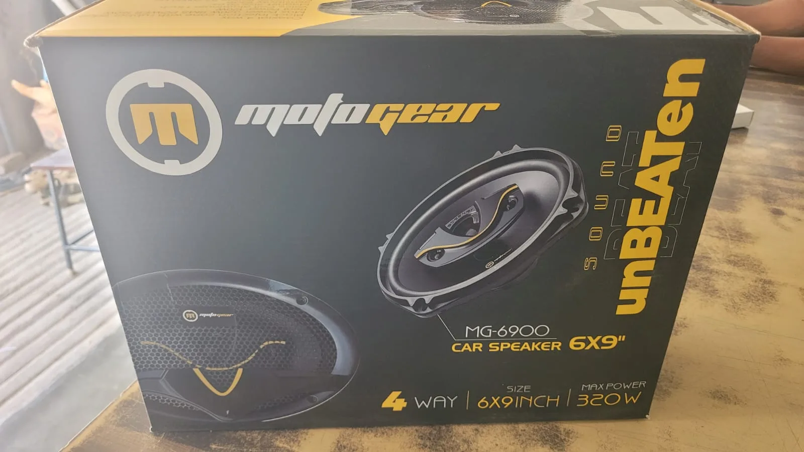 Moto Gear 6x9" 120W 4-Way Coaxial Speaker