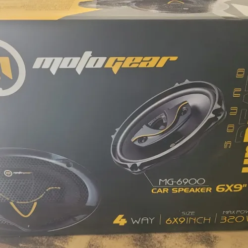 Moto Gear 6x9" 120W 4-Way Coaxial Speaker