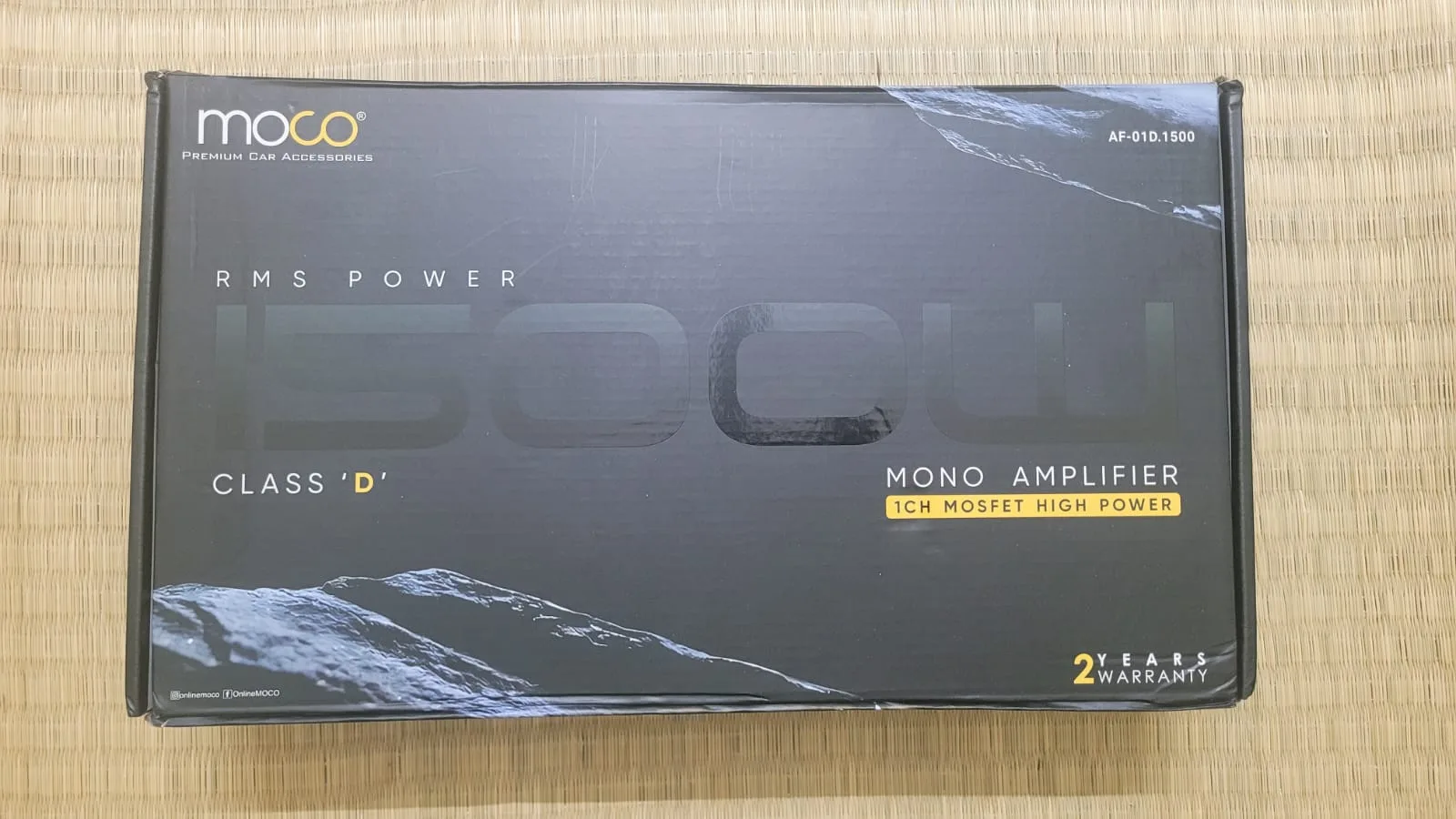 Moco brand 1500W Class-D Mono Amplifier for Car Stereo System