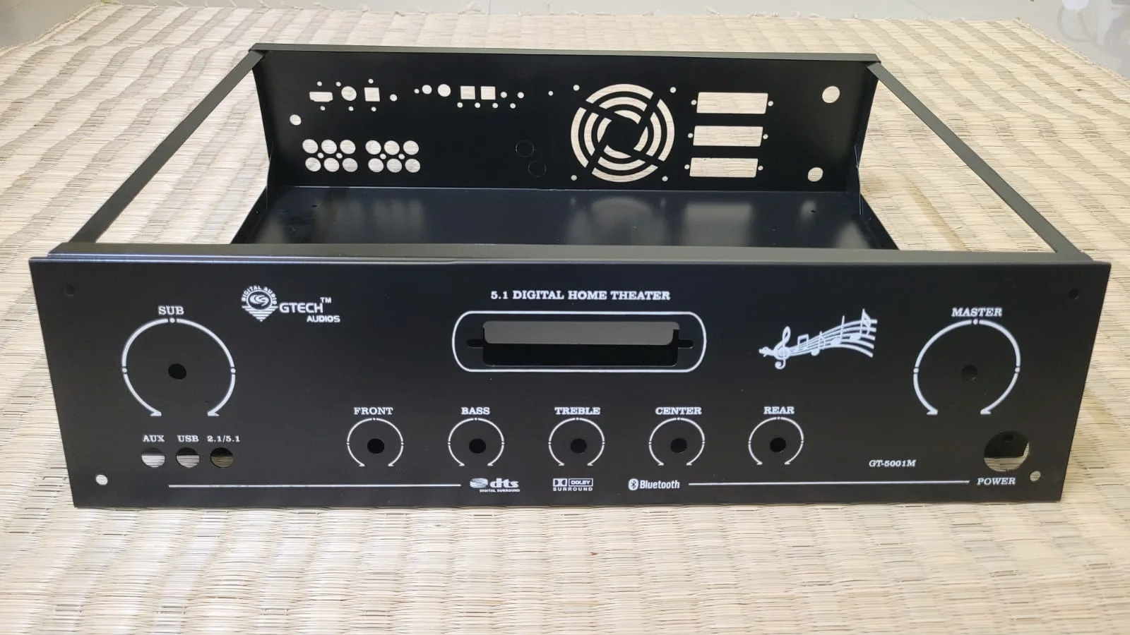 G-Tech (GT5001) 5.1 Full Metal Cabinet with FT003 & HD Audio Rush Box Fitting Options