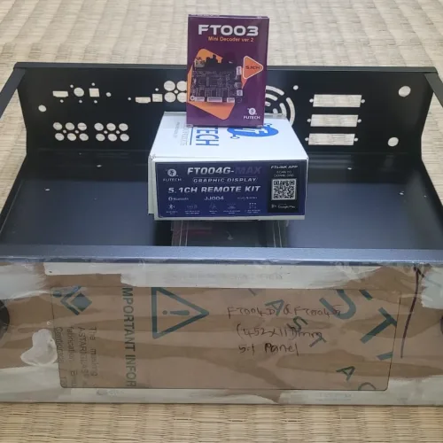 (GT5001) 5.1 Cabinet (4.5" x 12") + FT004G MAX 5.1 Remote Kit + FT003 5.1 Decoder + Matt Black Colour Acrylic Panel