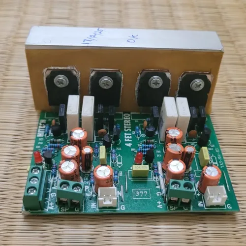 Four Transistor Toshiba (C5198 + A1941) Stereo Amplifier Board for 1313 Size Car Stereo Cabinet Amplifiers from YAS Audios