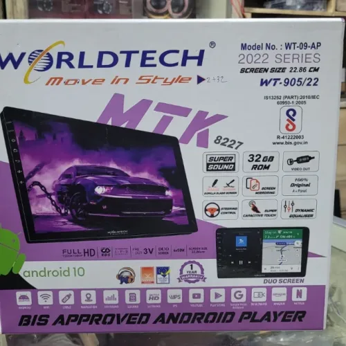 World Tech 9" Android Car Stereo Media Player