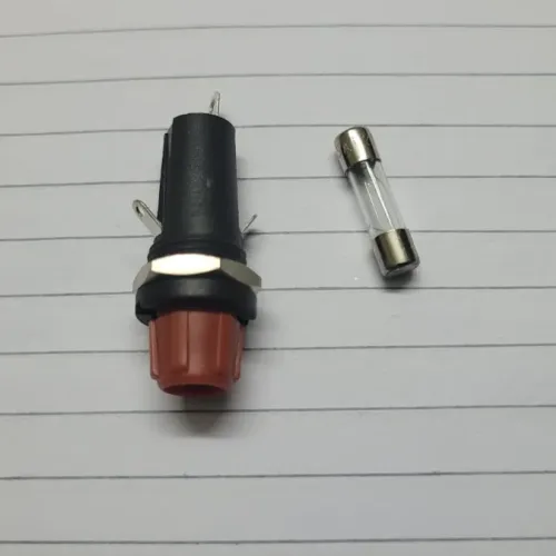 Elcom brand Fuse Holder (5mmx20mm) with 5A fuse