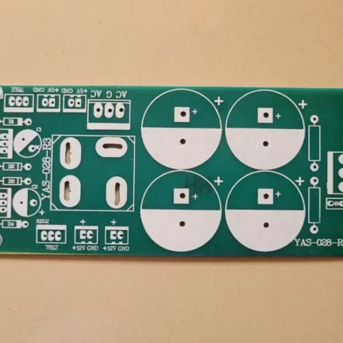 Power Supply Rectifier PCB with 4-Capacitor option (60X140mm)