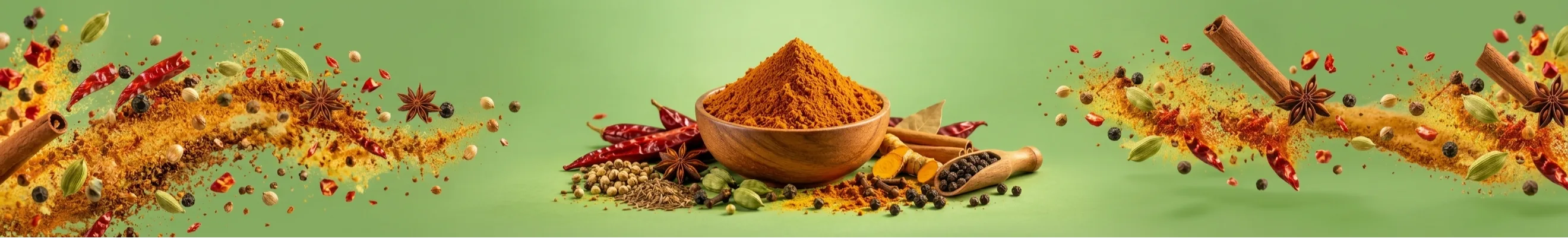 Traditional Spices & Powders Banner