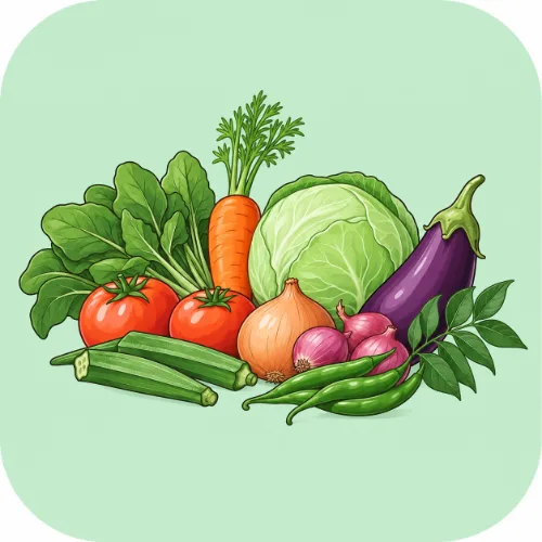 செடி வகை காய்கறி bush type veggies