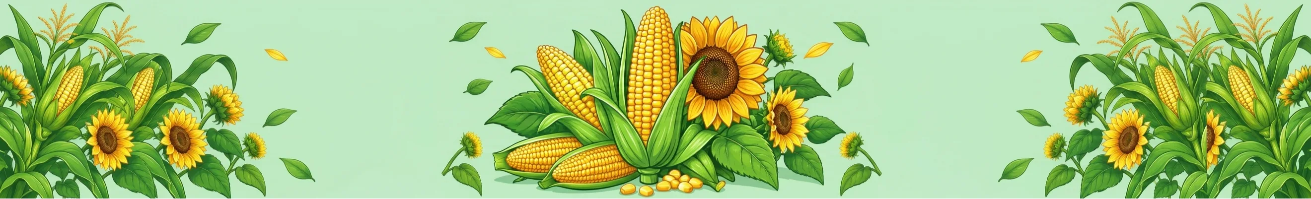 மக்காசோளம் | சூரியகாந்தி corn & sunflower Banner