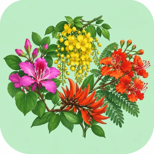 பூ மரம் | flower tree