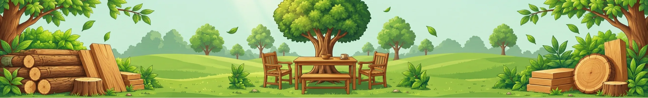 மரச்சாமான்கள் செய்வதற்கான மரங்கள் timber tree Banner