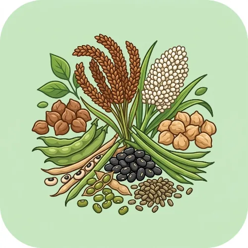 தானியங்கள் / பயிறு / grains / pulses / millets