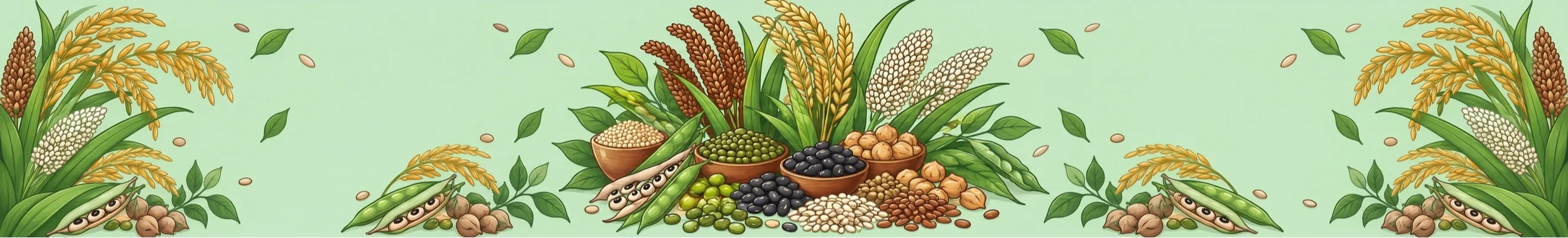 தானியங்கள் / பயிறு / grains / pulses / millets Banner