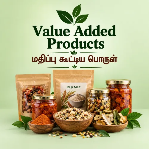 Value Added Products மதிப்பு கூட்டிய பொருட்கள் Banner