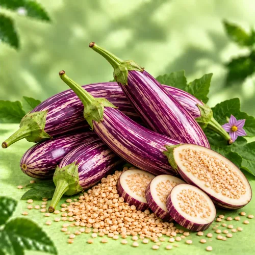 ஊதா வரி கத்தரி (Brinjal blue striped)