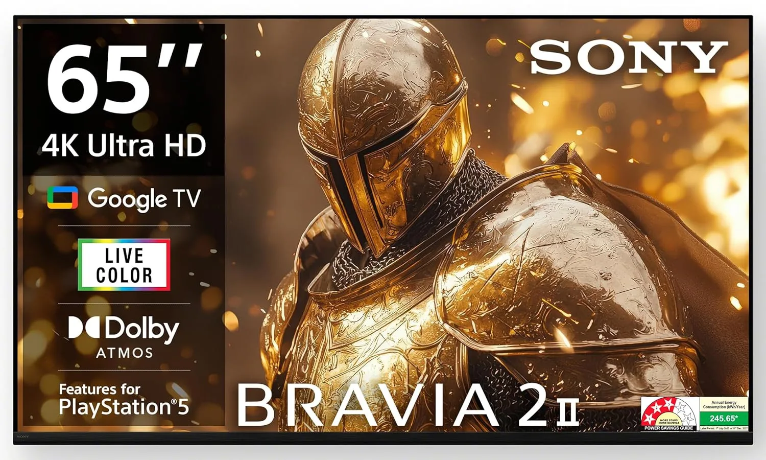 Sony 164 cm 65 inches BRAVIA 2M2 Series 4K Ultra HD Smart LED